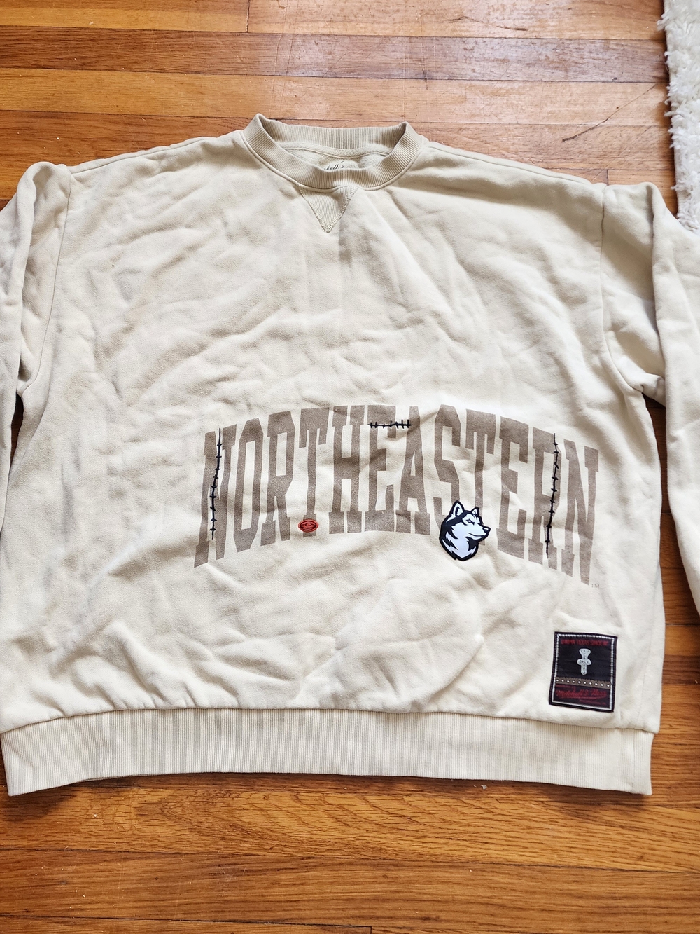 Mitchell & Ness Travis Scott Northeastern Graphic Crewneck